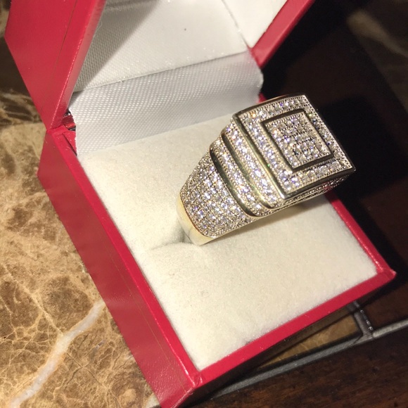 ‼️SOLD‼️ New! Men’s two tone sterling silver ring. - Picture 3 of 7